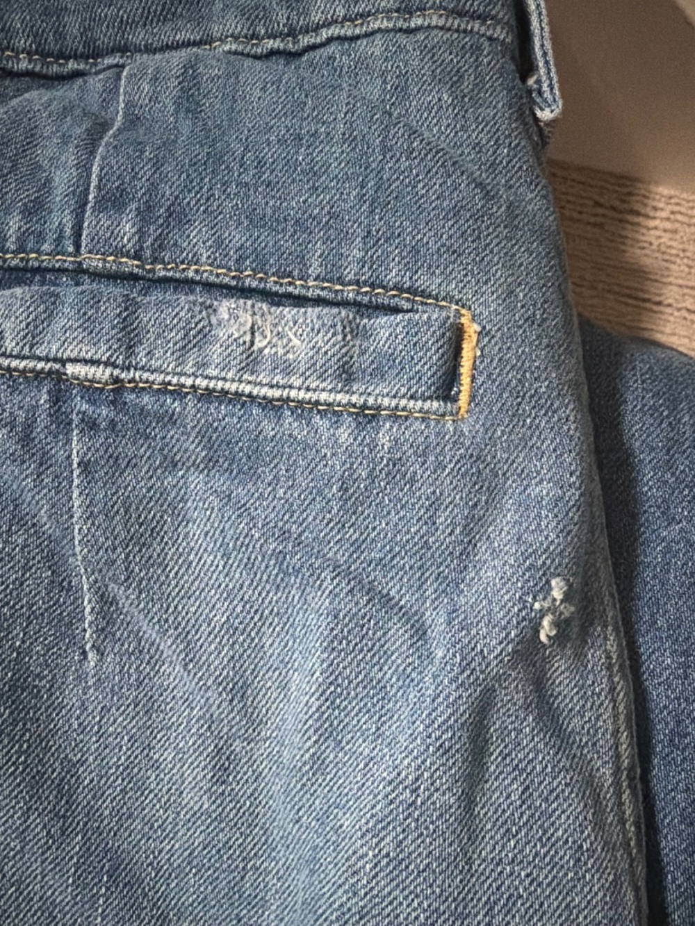 AMO Denim Matilda Soft Wide Leg Pleat Front Trouser Jeans Sz 25/26 NEW $305!! - Picture 9 of 9